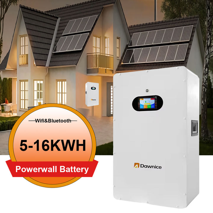 Dawnice 48v 200ah 15 kwh 10kwh lifepo4 wall mount residential Solar lfp Energy Storage Battery With BMS