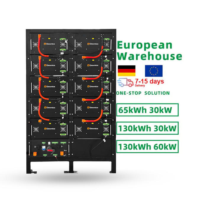 Dawnice 50kwh 80kwh 100kva air-cooling energy storage battery cabinet with BMS for industrial use 6000 cycles battery Competitive Manufacturing Pricing