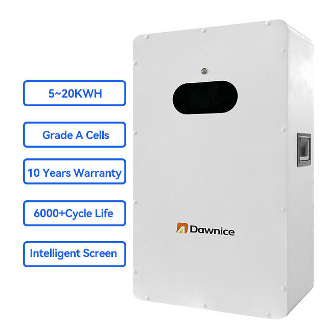 Dawnice 51.2V 100Ah 200Ah 5kw 10 kw Wall Mount lifepo4 max discharge current LiFePo4 Battery Wholesale B2B Pricing Outlet