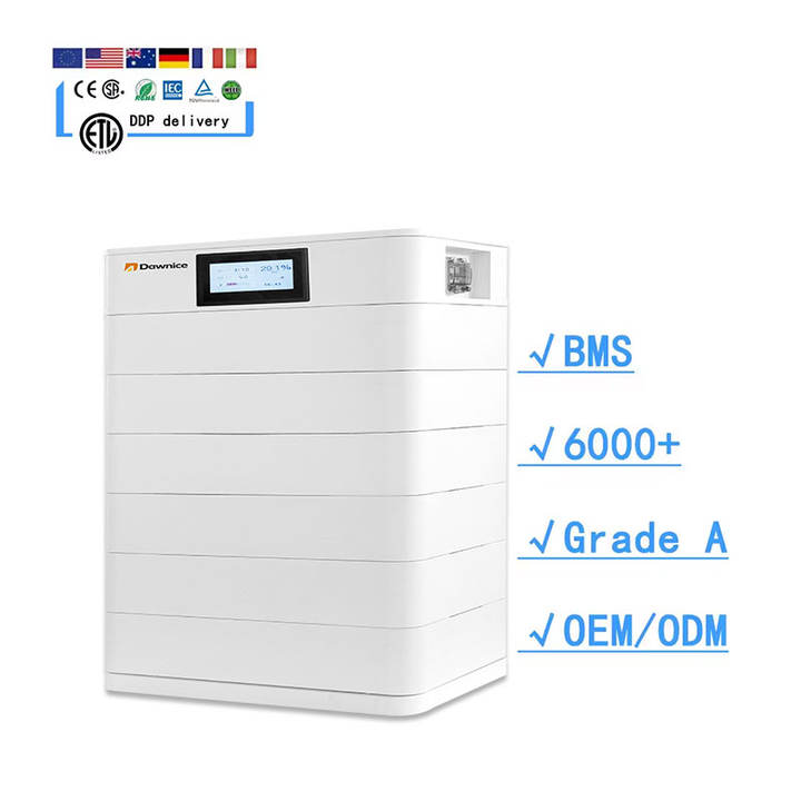 Dawnice 51.2V 206Ah high voltage lithium battery Stackable without connecting wires