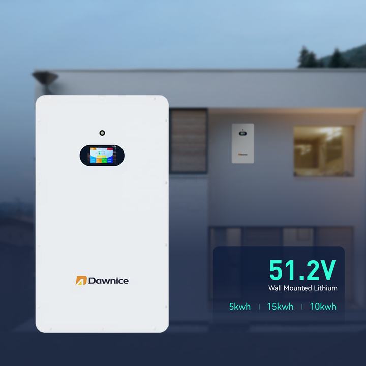 Dawnice 51.2v 100ah 5.12kwh lifepo4 power wall energy power batterie solar 5kw 10kw 15kw lifepo4 solar battery pack Factory Wholesale Custom Solutions