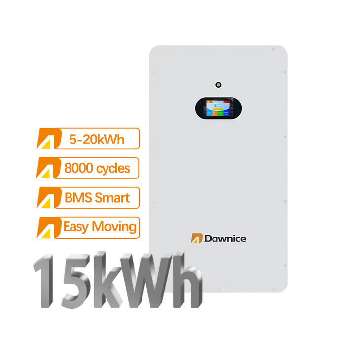 Dawnice 51.2v 10kwh 15kwh Home Solar lithium ion battery 200ah 300ah Wall Mounted Storage Power Wall lifepo4 Battery For Africa Custom Manufacturing B2B