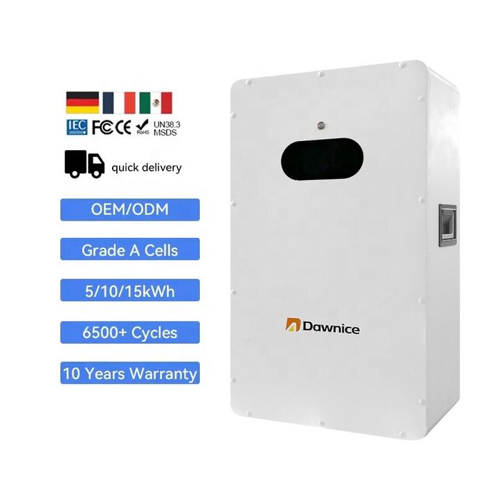 Dawnice 5kw 10 kw 16kw 48v 51.2v 100ah 200ah Home Energy Storage Power Wall Mounted Lithium Ion Battery Manufacturing Solutions
