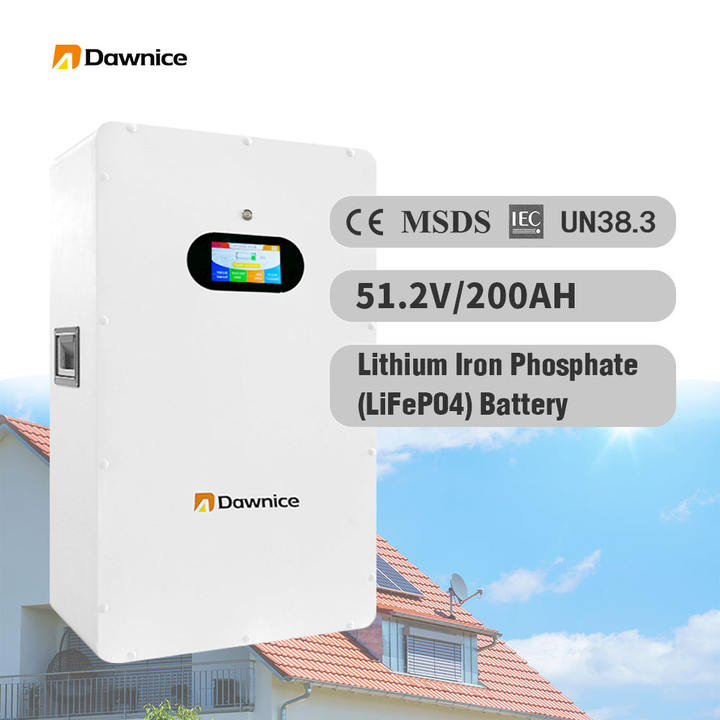 Dawnice 5kw 10kw Lithium Battery 24V 48V Solar Energy 200Ah Power Wall Lifepo4 Battery Pack China Factory Direct