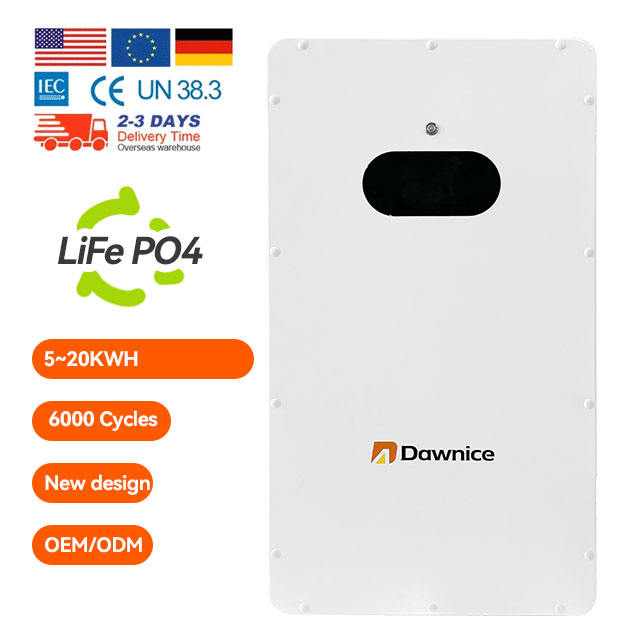 Dawnice 5kwh 10kwh 15kwh 20 kwh Home Power wall Lifepo4 Battery 48v 280ah for Home Energy Storage Industrial Wholesale Pricing Bulk Orders