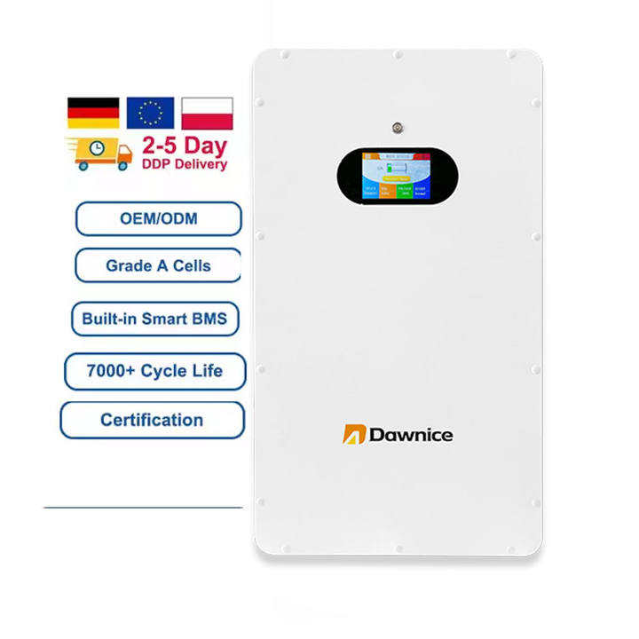 Dawnice 5kwh Lithium Ion Battery lifepo4 Grade A 10 Kw 10kw Lithium Ion Battery Pack OEM Wholesale