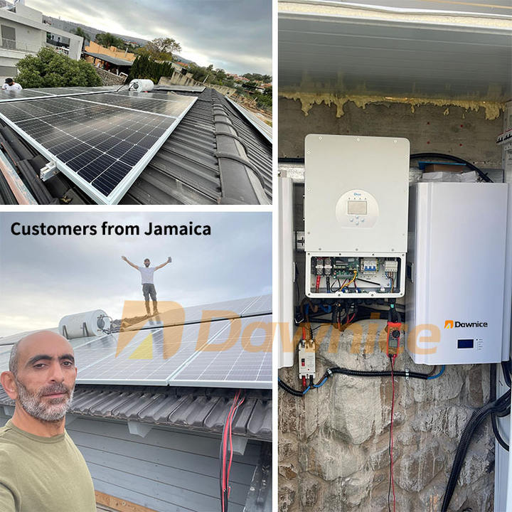 Dawnice 6000+ Cycle Off-grid Solar System 5KWh 10KWh 15KWh Lithium LifePO4 Battery 48V 51.2V 200ah 300Ah Power wall Global Manufacturing