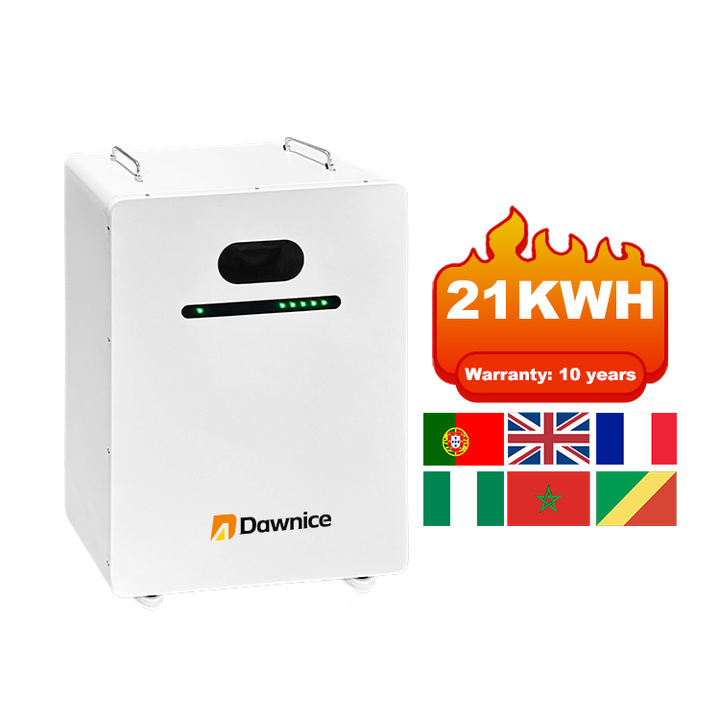 Dawnice AF Stock Hot Selling 20Kwh Wall-Mounted Home Use Lithium Battery 51.2V 400Ah Power Wall Energy Storage Lifepo4 Battery ODM Manufacturing Direct
