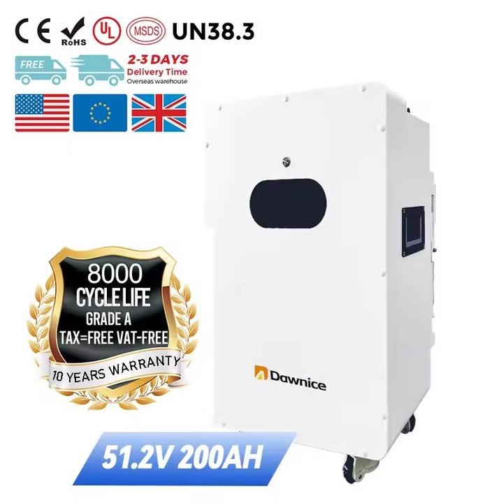 Dawnice BMS 5kwh 10kwh 15kwh 48V 51.2v 100Ah 200Ah 314ah Home Power Wall-Mounted Lithium Ion Battery China Industrial Supplier Services