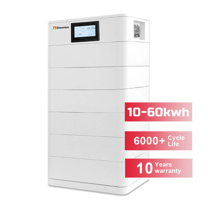 Dawnice Bigger battery 20kWh 204.8V 307.2V 409.6V lithium solar energy storage stacked lithium battery B2B Factory Pricing Processing