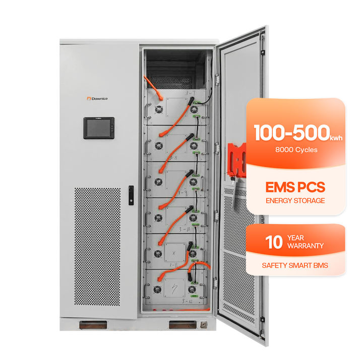 Dawnice Commercial high voltage battery industrial and commercial solar battery energy storage system all in one for industrial