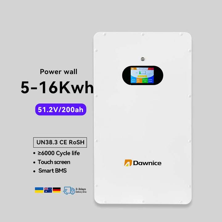 Dawnice ENERGY lifepo4 48v solar battery inverter hybrid solar 48v 200ah power wall mounted battery 10kwh lithium ion batteries Discounted Bulk Pricing