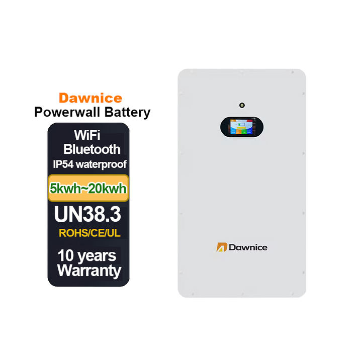 Dawnice Eu Stock 5 kWh 10 kWh 15 kWh 48V 100ah 200Ah 300Ah Lifepo4 Home Solar Power wall Mounted Lithium Ion Battery Wholesale B2B Pricing Custom Solutions