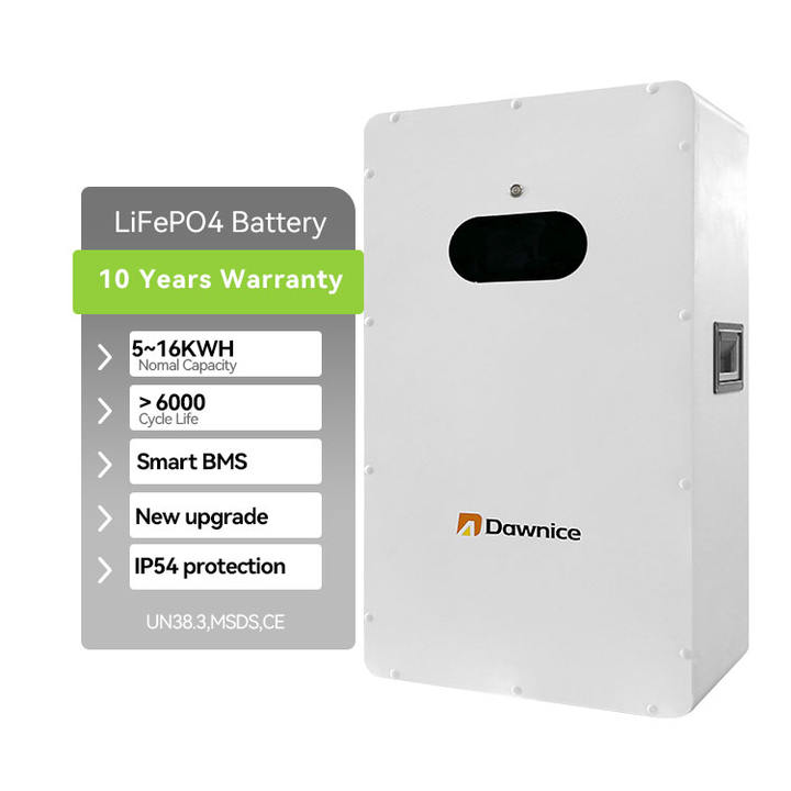 Dawnice Factory 15kwh Lifepo4 Batteries 51.2v 200ah Lithium Iron Battery Lfp Power Wall Solar Energy Storage System Discounted Bulk Pricing