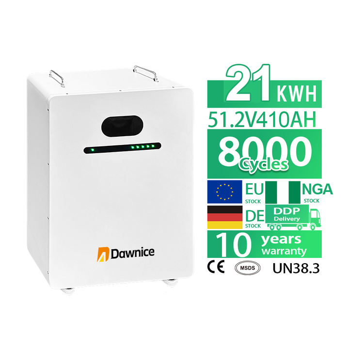 Dawnice High Quality inverter Wall mounted solar 48v 200ah lithium ion batteries home energy storage 51.2v 20kwh lifepo4 battery Industrial Wholesale Pricing