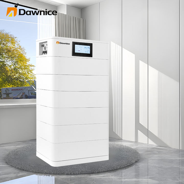 Dawnice High Voltage Lithium Solar Battery 153.6V 204.8V 256V 307.2V 358.4V 409.6V Lithium Ion Battery Stacked Lifepo4 Battery