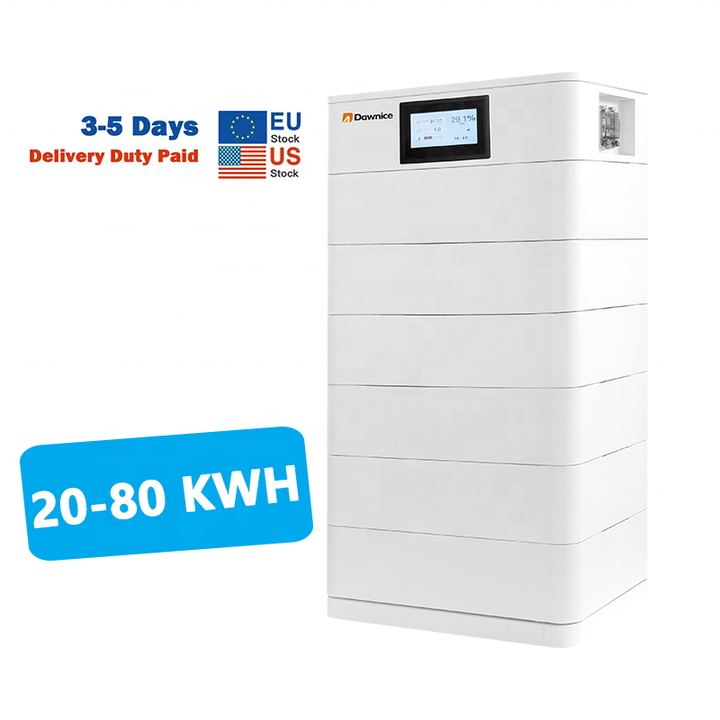 Dawnice High Voltage Solar Lifepo4 Batteries 100Ah 20kWh Eu Stock Solar Battery Home Battery Storage System Manufacturing & Supply Network