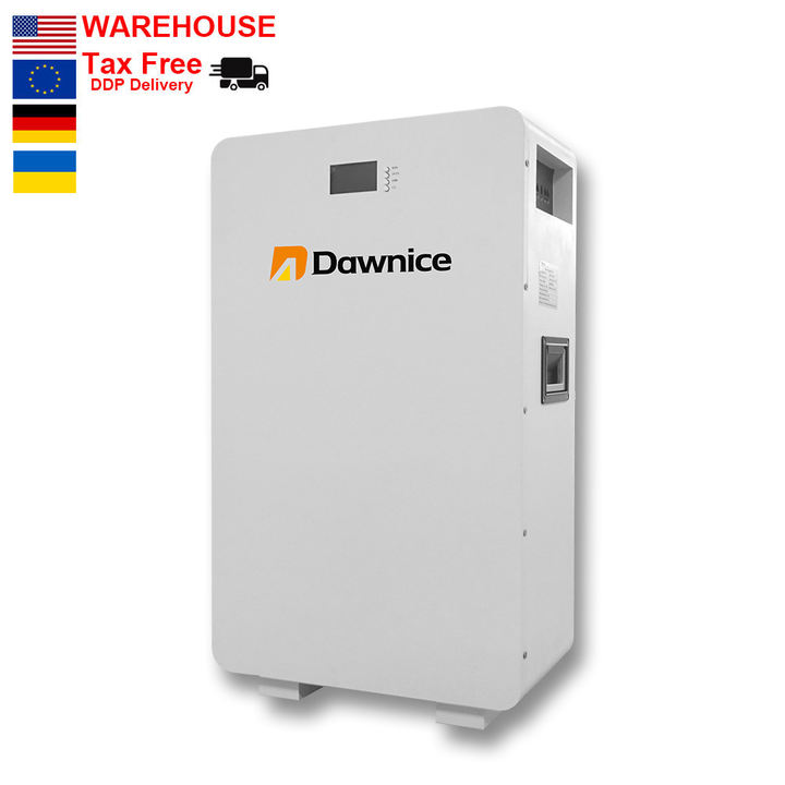 Dawnice Home Solar Energy Storage 200Ah Wall Mounted Lifepo4 5kWh 48 Volt Solar Battery Lithium With Bms China Manufacturing Distributor