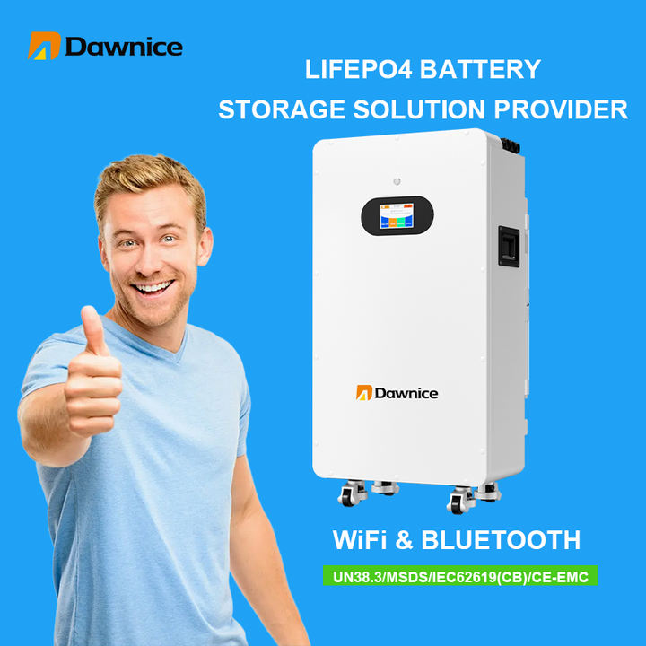 Dawnice Hot Selling 48v lifepo4 Battery Powerwall 51.2V LiFePO4 Lithium ion Battery 5KWh 10KWh 15KWh LiFePO4 Battery for Home High-Quality Wholesale