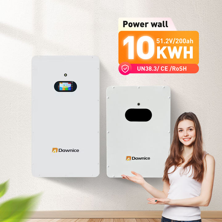 Dawnice Household Wall Mount Battery Lifepo4 Power Wall 5kwh 10kwh 51.2v 100ah 200ah Solar Lithium Ion Energy Storage Battery Affordable Factory Pricing