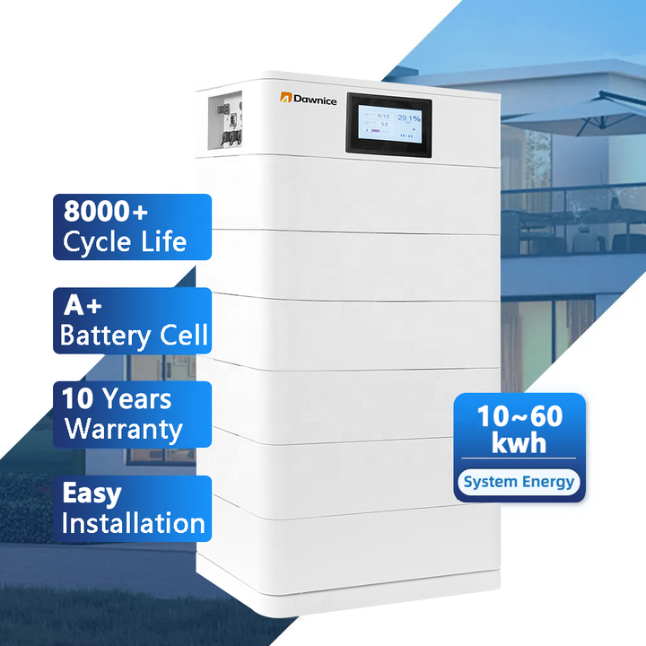 Dawnice Ion Battery Stacked Solar Energy Storage System 10Kwh 20Kwh 30Kwh Home Stacking Lithium Lifepo4 Battery Solar