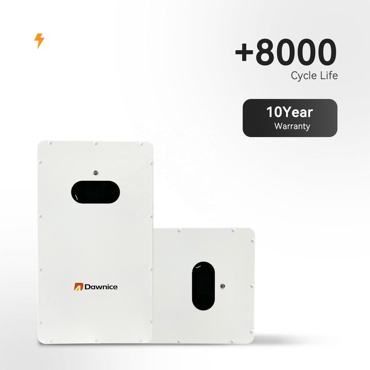 Dawnice Lithium Ion Lifepo4 Battery wall mount battery 5kwh 10kwh 15kwh 51.2v home energy storage systems all in one Wholesale Trade Supplier