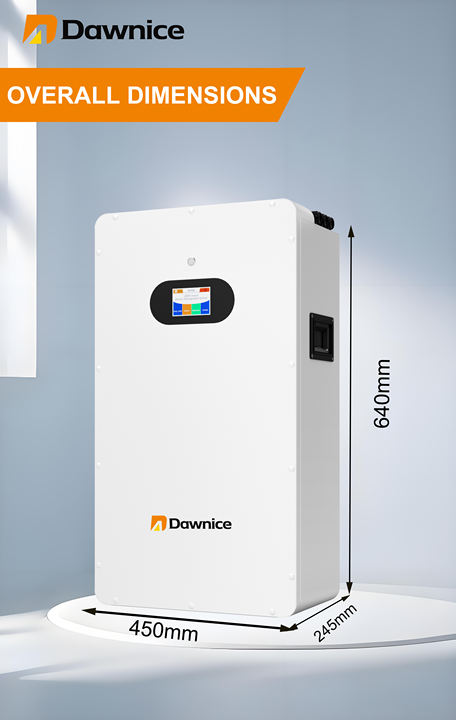 Dawnice Lithium Lifepo4 Solar Power Wall Home Battery 51.2V 200Ah 100Ah 10Kwh 5Kwh Storage Battery For Hybrid Storage System OEM Wholesale