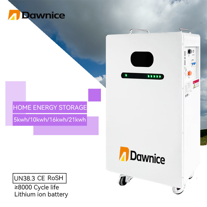 Dawnice New 51.2V 400ah wall solar system lifepo4 energy powerwall 20kwh lithium battery solar system home storage Battery Direct Supplier Pricing Custom Solutions