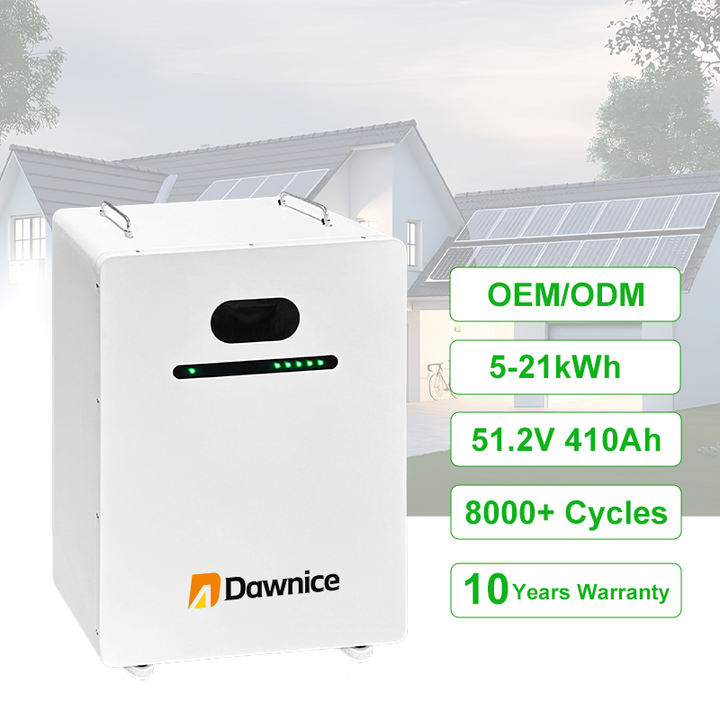 Dawnice New 8000 Cycles 15kWh Storage 300ah 51.2V 20kwh Lifepo4 Wall-mounted Stand Power Wall lithium Ion Energy Storage Battery Efficient Manufacturing