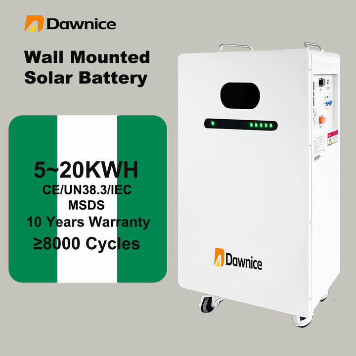 Dawnice New Cheap 51.2V 15kwh 20kwh 300Ah 400Ah Lithium Ion Solar Battery Floor Mounted Home Lifepo4 Energy Storage Battery Rapid Production Solutions Processing