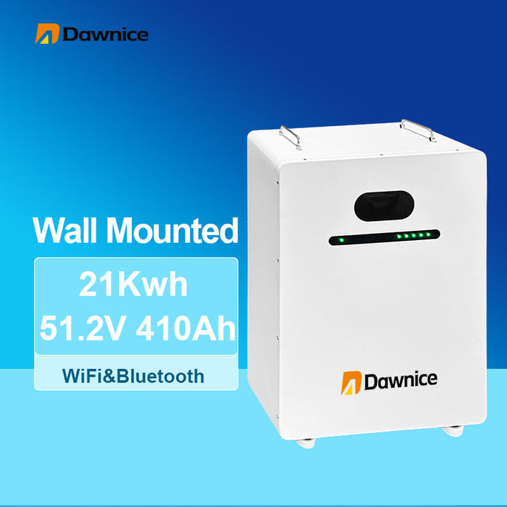Dawnice New Rechargeable Battery 51.2V 400AH Solar System Wall Mounted 20Kwh Home Energy Storage Battery B2B Factory Pricing Supplier