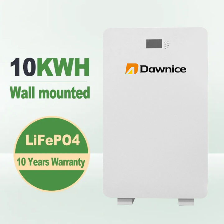 Dawnice Power Wall Battery  LiFePO4  48V 5kwh 10kWh 15kwh 6000cycle Off Grid Energy Storage System Private Label Manufacturing