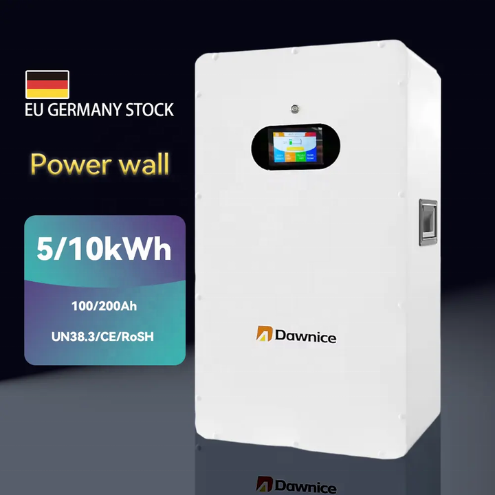 Dawnice  Power Wall Lithium Ion Battery 51.2V 100Ah 5kWh 10kWh Phosphate Powerwall Solar Energy Storage Lifepo4 Battery Wholesale Trade Supplier Innovation