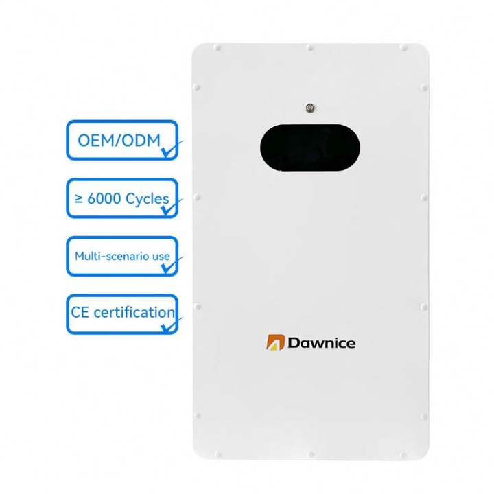 Dawnice Power wall 10KWh 15KWH 48V 200Ah 300Ah Energy Storage Lithium Lifepo4 Battery Pack for Solar System