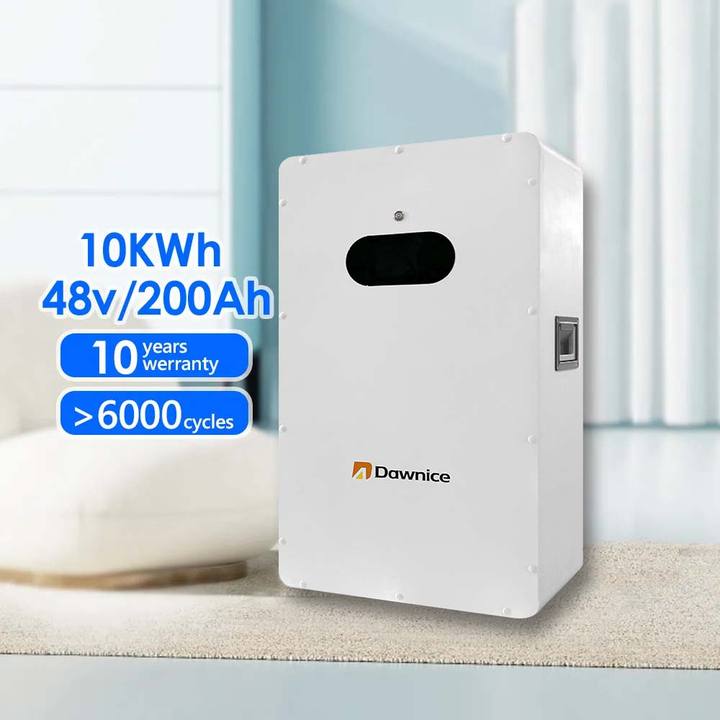 Dawnice PowerWall 48v 200ah Lithium Ion Batteries 51.2V 200AH 5kwh 10kwh Lifepo4 Energy Storage Battery Production Facility Export