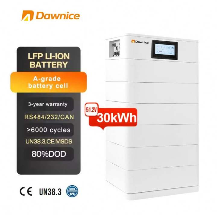 Dawnice Rechargeable 15kwh 30kw 40 kw All In One Solar  Lithium Battery Pack 51.2V 100Ah Lithium Ion Batteries Wholesale Bulk Supply Distributor