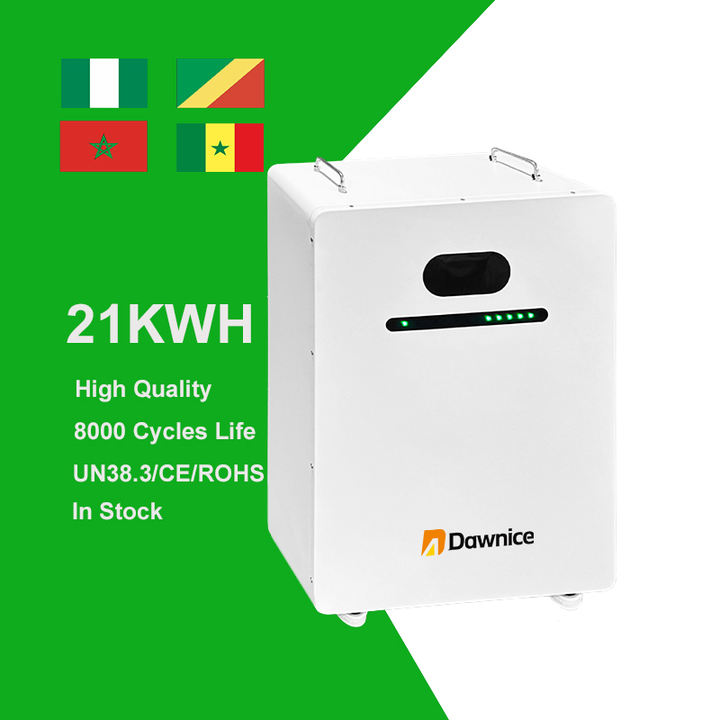 Dawnice Solar Lifepo4 Wall-mounted Battery WiFi and Bluetooth Rechargeable 51.2V 20kWh 400ah lithium ion Energy Storage Battery China Exporter B2B