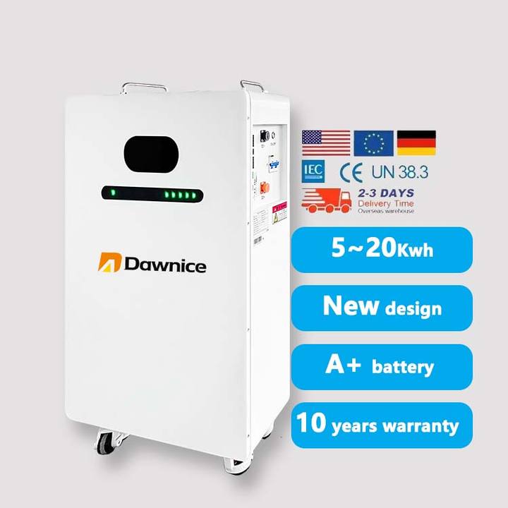Dawnice The latest 5kwh 10kwh 15kwh 20kwh energy storage system lifepo4 battery wall mount solar batteries High-Volume Manufacturing Trade
