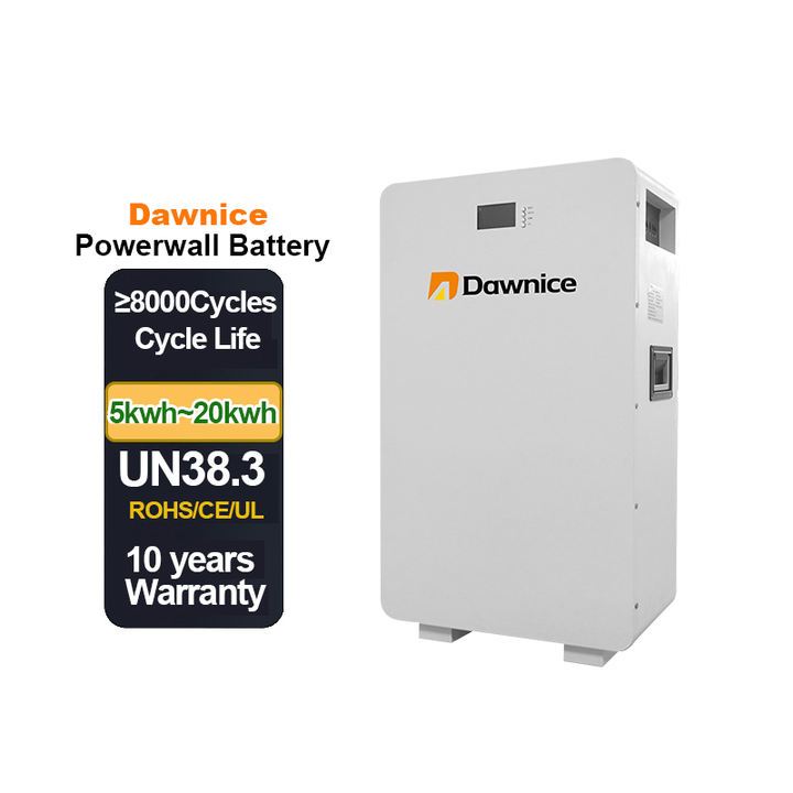 Dawnice Wall mounted Power Energy 15Kwh Solar Battery LiFePO4 Lithium ion Battery Residential Energy Storage System B2B Manufacturing Factory