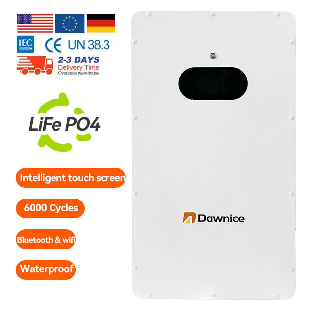 Dawnice Warehouse stock in Europe 5 kw 10kw Lithium Battery 51.2v Solar Energy 100Ah 200Ah Power Wall Lifepo4 Pack Factory Pricing Export