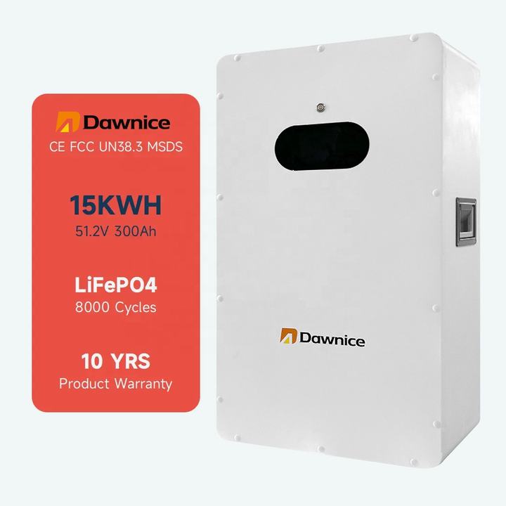 Dawnice batera bateria de litio 15kw 48 voltios 100 amperios 15kwh battery 5kwh 10kwh solar 48v power wall mounted Direct Supplier Pricing