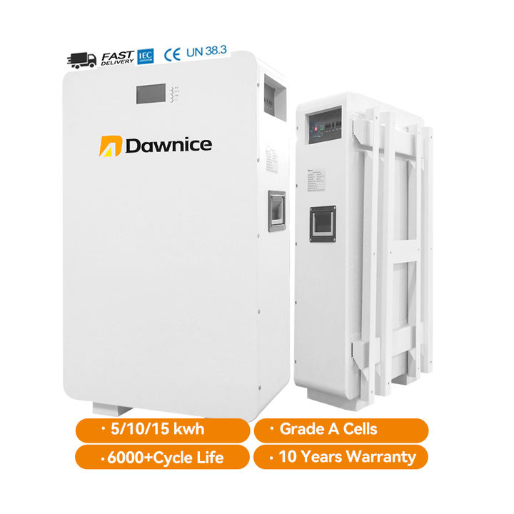 Dawnice energy 10years 12years warranty lifepo4 lithium battery 5.12kwh 10kwh 15kwh 20kwh 48v home energy storage powerwall Production Facility Export
