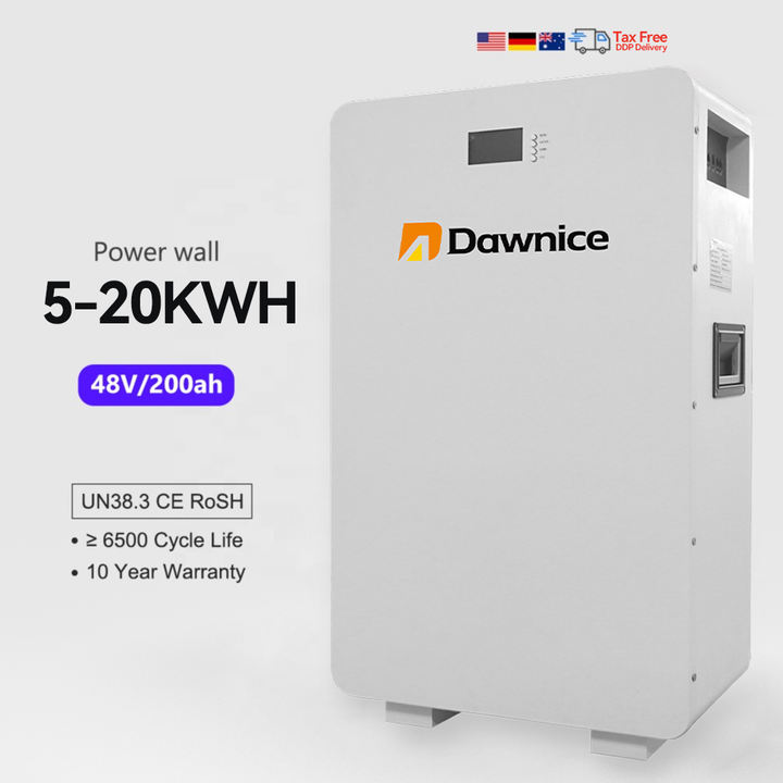 Dawnice energy 12years warranty lifepo4 lithium battery 5kwh 10kwh 15kwh 20kwh 48v home energy storage powerwall B2B Manufacturing Factory