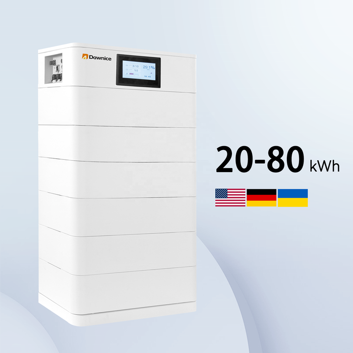 Dawnice high voltage battery storage 10 years warranty stacked battery lifepo4 ul certificate home battery storage system Efficient Manufacturing
