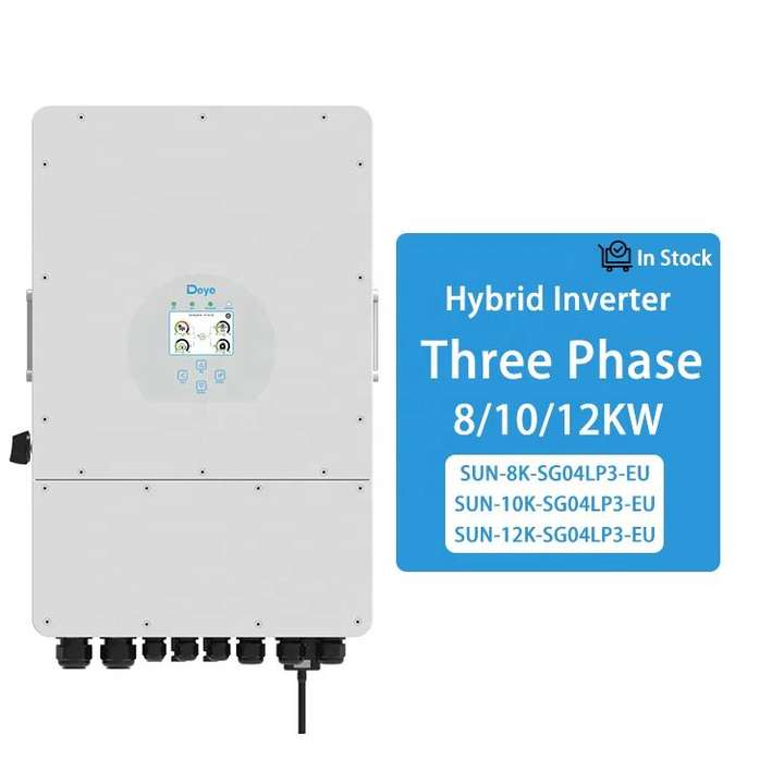 Deye Inversor Sun-12k-sg04lp3-eu wechselrichter 5kw 6kw 8kw 10kw 12kw 16kw 3 phasen eu Hybrid Solar Inverter Contract-Based Manufacturing