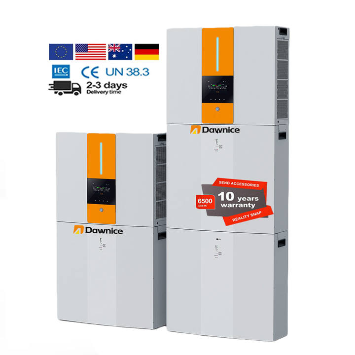 ESS Energy Storage Stackable All in one solar battery with On Off Grid Hybrid inverter 5KW 10KW 20KW Solar Energy System Supplier Wholesale Production