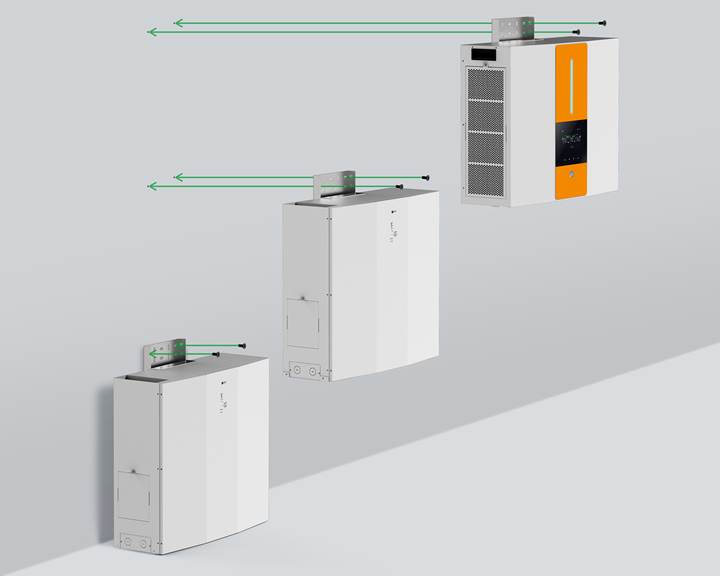 ESS Energy Storage Stackable battery All in one solar battery with On/Off Grid Hybrid inverter 5KW 10KW 20KW Solar energy System Private Label Manufacturing Bulk Orders