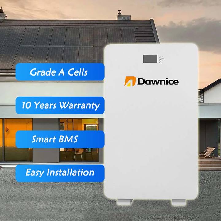 EU Stock 5~15KWh 200Ah Wall Mounted48V Lithium Ion Battery for Household Energy Storage in Solar Energy Applications Factory Direct Sales