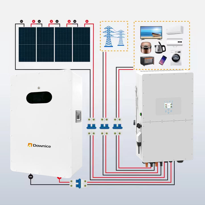 EU Stock LiFePo4 Battery 10kwh 15kwh 15KW 48V 51.2v 100Ah 200Ah 314ah Home Power Wall Mounted Lithium Ion Battery Direct from Factory