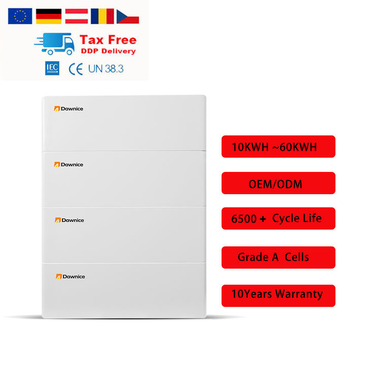 EU stock Solar Stack Lithium Battery 51.2v 48v 15kwh 20kwh 25kwh 30kwh 40kwh 50kwh 60kwh In Stock